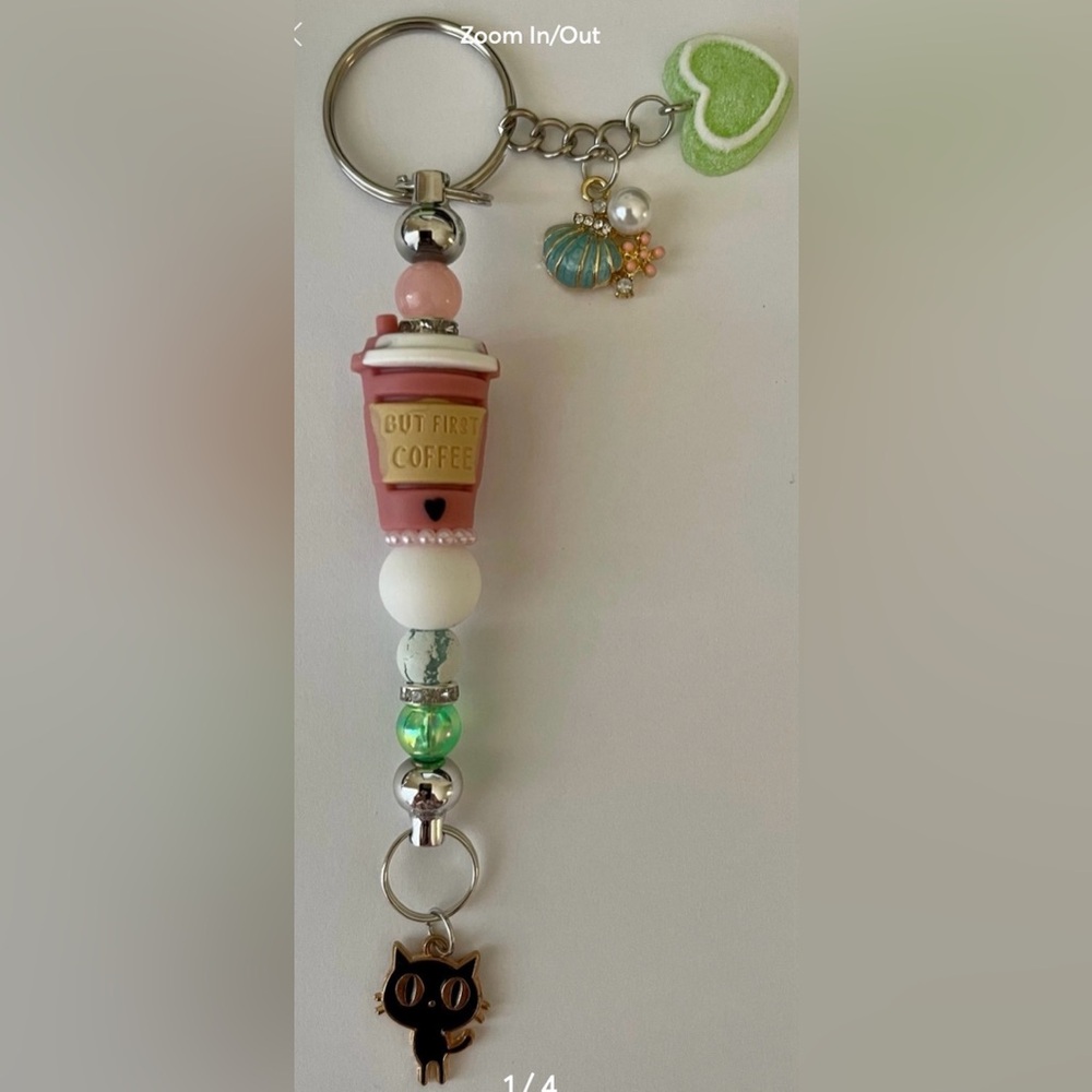 New Kawaii Coffee Cup Keychain/Pendant/for backpack/bag /purse charm